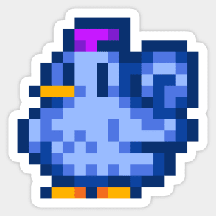 Blue Chicken Sticker